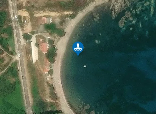 Satellite image of Marine de Manichinu