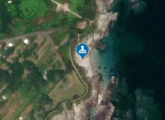 Satellite image of Plage de Porz Kostig