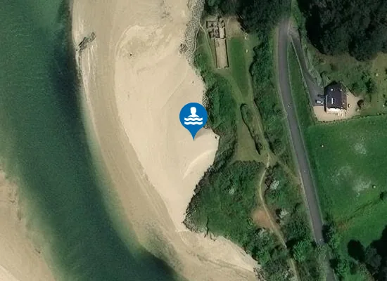 Satellite image of Plage du Hogolo