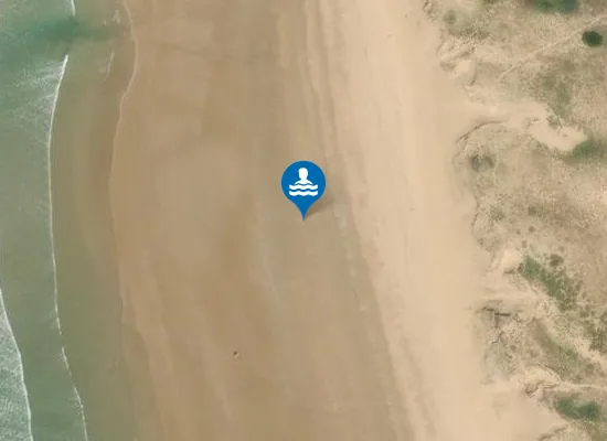 Satellite image of Plage de Sauveterre