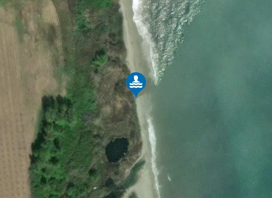 Satellite image of Plage de Pisonaccio