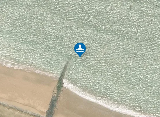 Satellite image of Plage de Foulerot