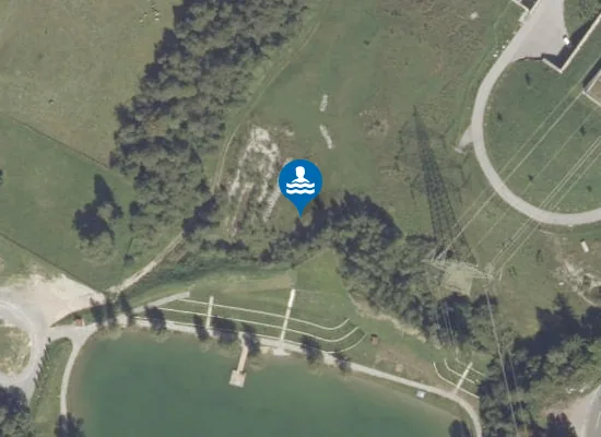 Satellite image of RIEDER BADESEE, NORD-OST