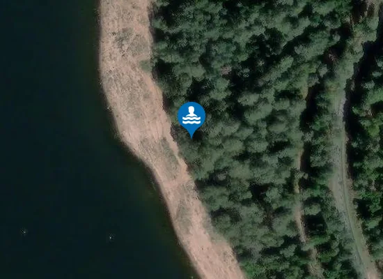 Satellite image of Plage naturiste FFN
