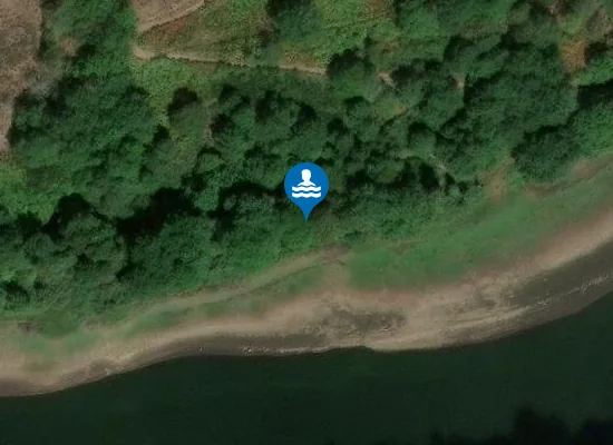 Satellite image of Plage du Camping de la Taillade