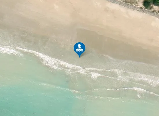 Satellite image of Plage des Anneries