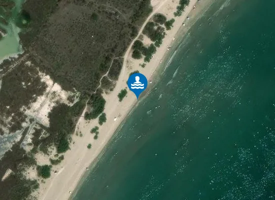 Satellite image of Plage des Aresquiers