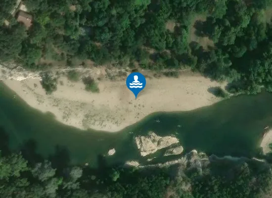 Satellite image of Plaja dau Verç