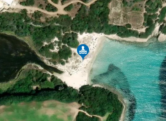 Satellite image of Plage du Petit Sperone