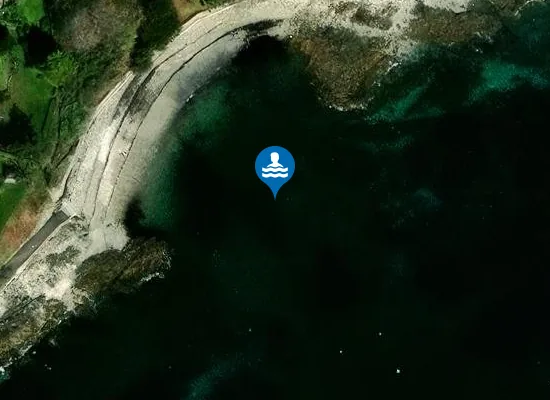 Satellite image of Plage de Pors ar Goret