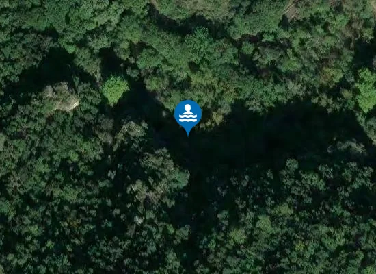 Satellite image of Plage de la Cave ds Fées