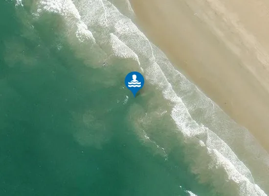 Satellite image of Plage des Libraires