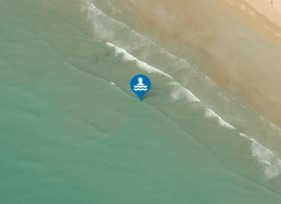 Satellite image of Plage des Tonnelles