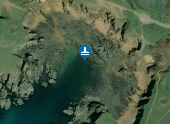 Satellite image of Anse des Fontaines
