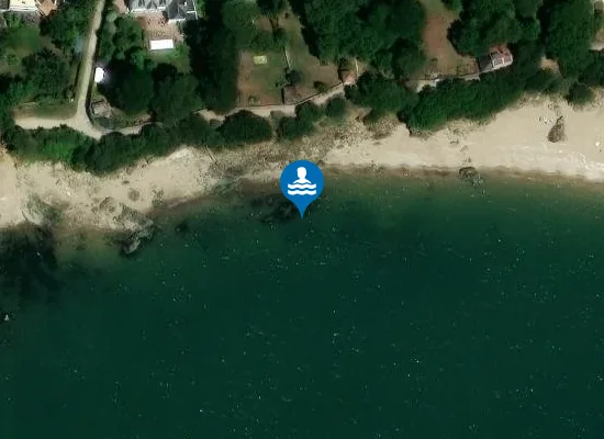 Satellite image of Plage de Belle Fontaine