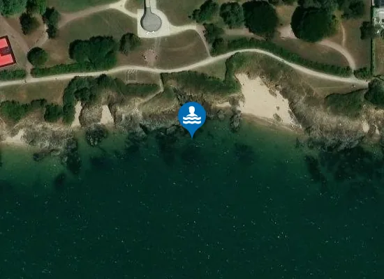 Satellite image of Plage de Kerlédé