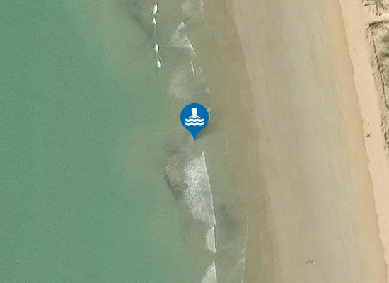 Satellite image of Plage du Mûrier