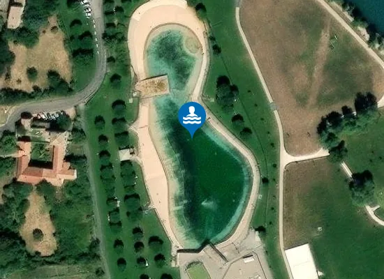 Satellite image of Plan d'eau des Marres