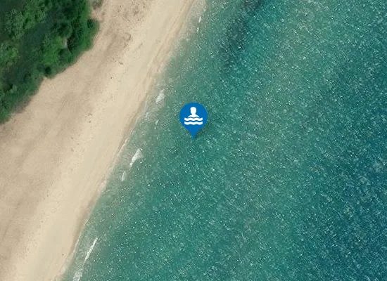 Satellite image of Plage aux Vaches