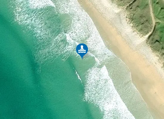 Satellite image of Plage de Pen Hat