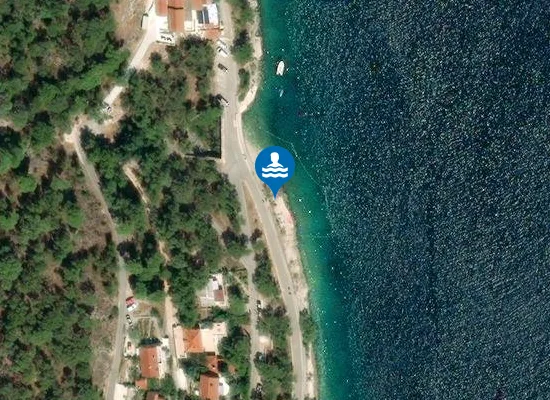 Satellite image of Prve Lučice