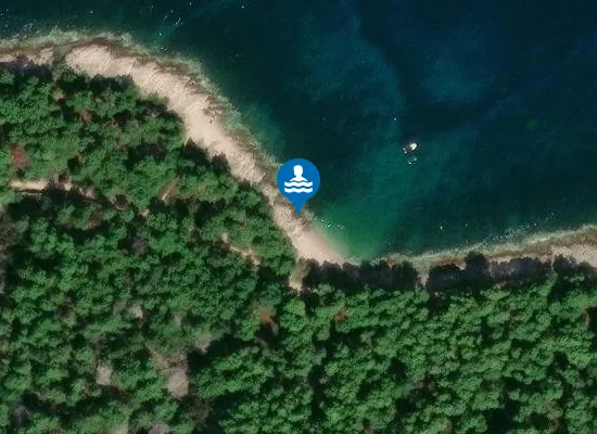 Satellite image of Naturist Beach
