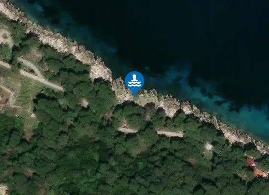 Satellite image of Ključiće
