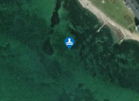 Satellite image of KYSTHOSPITALETS BADEBRO