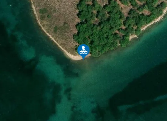 Satellite image of Naturist Beach