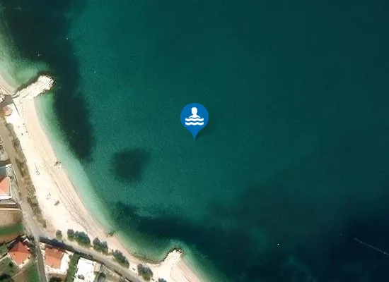 Satellite image of Plaža Lumbrelin