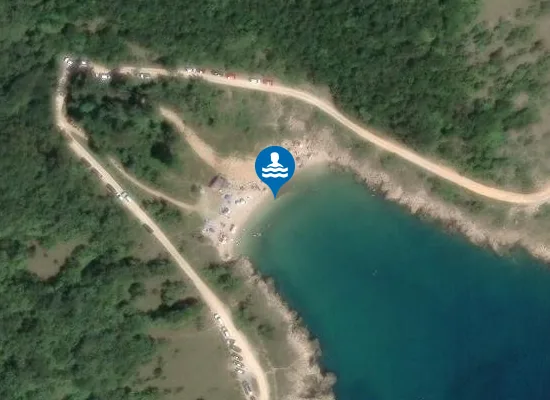 Satellite image of Plaža Javna