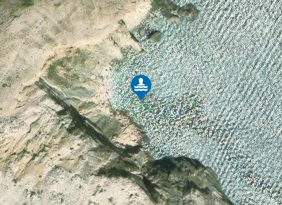 Satellite image of Škrinjica