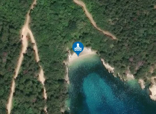 Satellite image of Plaža Prižinja