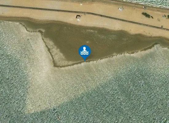 Satellite image of Plaža Ždrijac