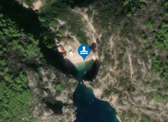 Satellite image of Stiniva