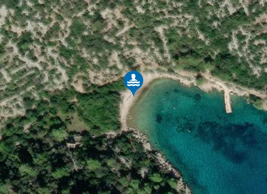 Satellite image of Kriška
