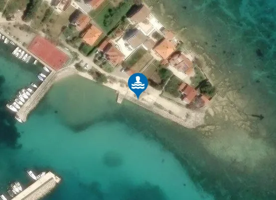 Satellite image of Plaža Petar
