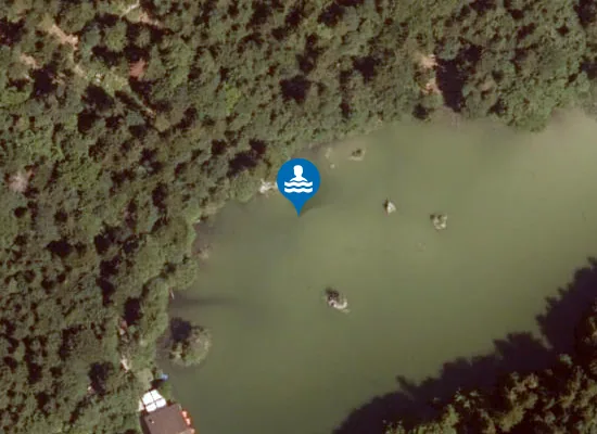 Satellite view of BERGLSTEINER SEE, WEST