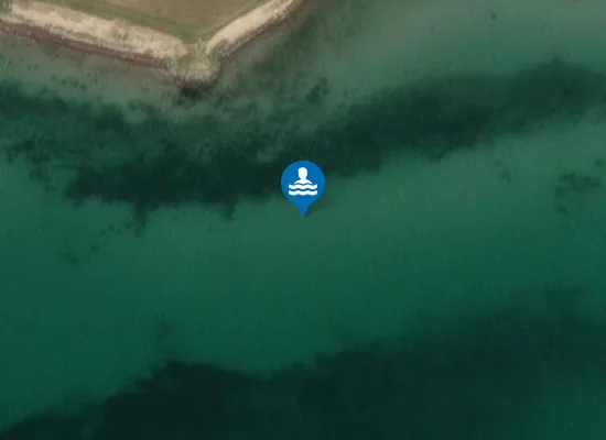 Satellite image of GLÆNØ STRAND