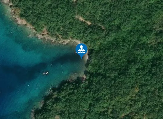 Satellite image of Magneli Beach