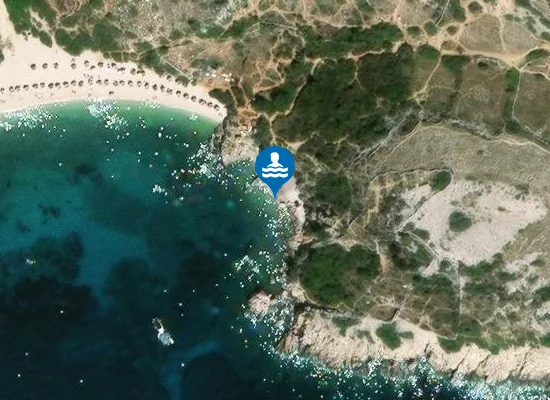Satellite image of Oprna FKK
