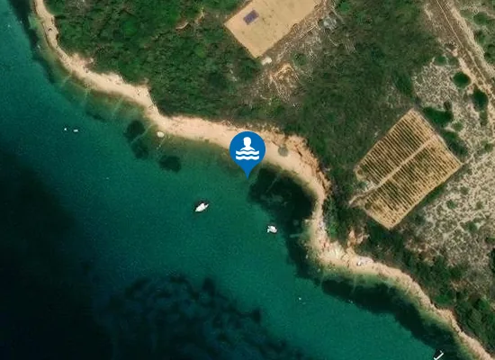 Satellite image of Plaža Ribon