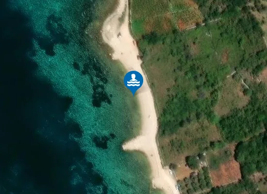 Satellite image of plaža podvodu