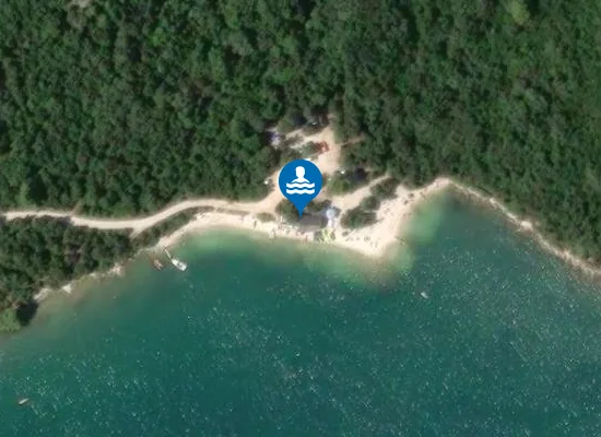 Satellite image of Velika Kava