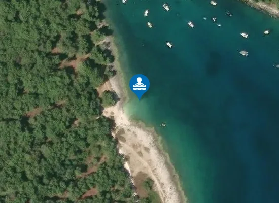 Satellite image of Podlokva