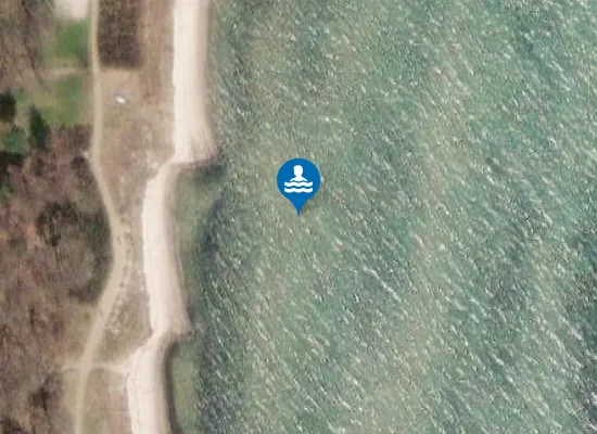 Satellite image of HOU STRAND