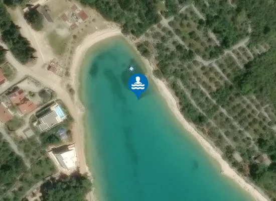 Satellite image of Mala Lamjana