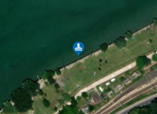 Satellite image of Fonyódi Kutyabarát Fürdőhely