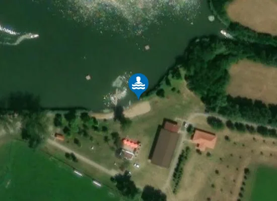 Satellite image of Fövenystrand