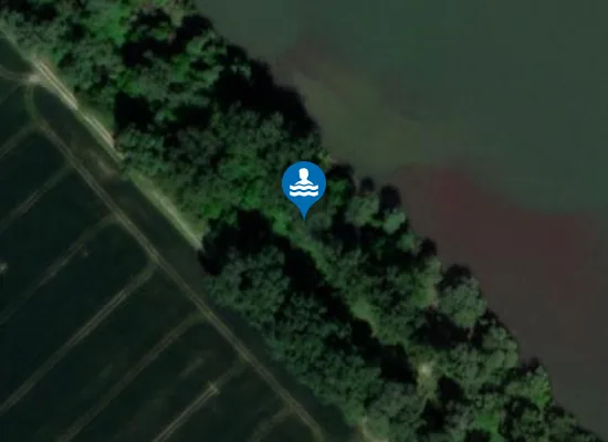 Satellite image of Panyolai strand
